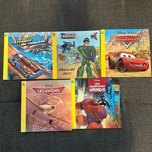 New French Disney, Hot Wheel Book Set